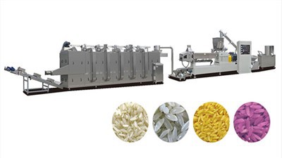 Machines voor kunstmatige rijstextruder
